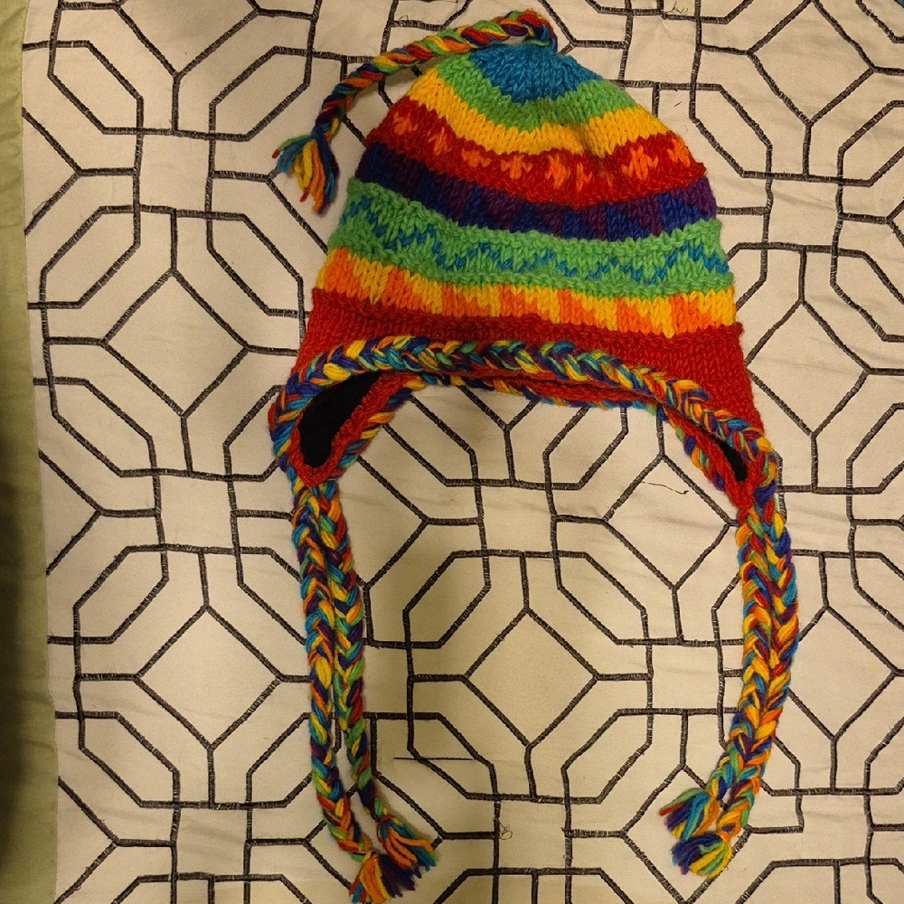 Colorful Striped Beanie